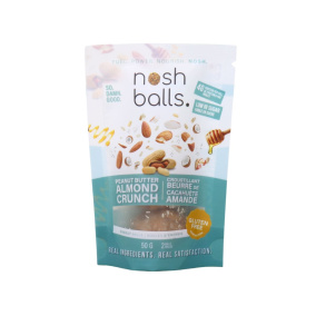 Nosh Balls Grab & Go Energy Balls Peanut Butter Almond Crunch Front