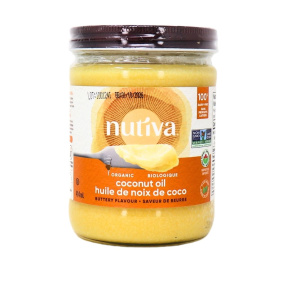 Nutiva Butter Flavored Coconut Oil, 414ml