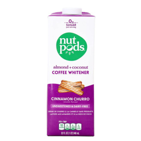 Nutpods Unsweetened & Dairy-Free Almond + Coconut Creamer Cinnamon Churro, 946ml