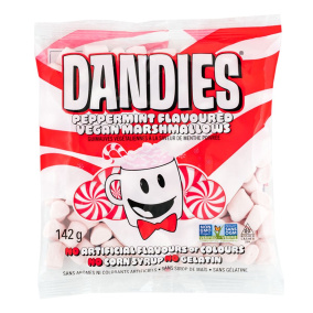 Dandies Vegan Marshmallows Peppermint Flavoured, 142g