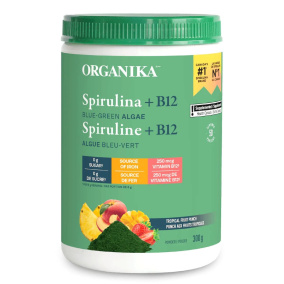 Organika Spirulina + B12 Powder, 300g