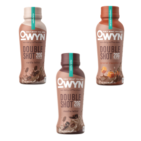 OWYN Plant-Based Double Shot Protein Coffee Shake RTD Variety Pack 3-Pack, 355mL each