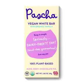 Pascha Organic Vegan White Bar, 80g