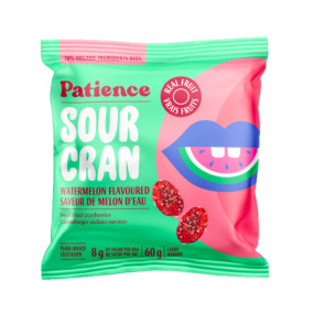 Patience Fruit & Co. Organic Sour Cran Candy Watermelon, 60g