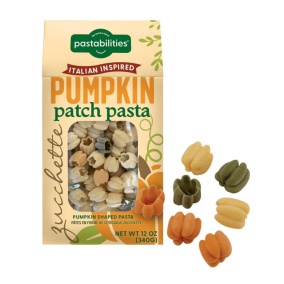 Pastabilities Pumpkin Patch Zucchette Pumpkin-Shaped Pasta, 340g