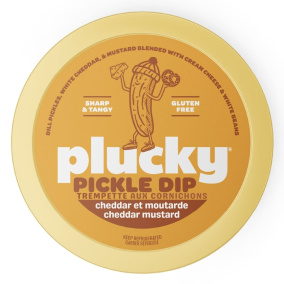 Plucky Pickle Dip Cheddar Mustard Front