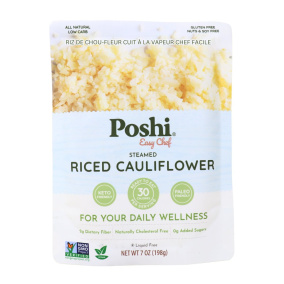 Poshi Easy Chef Steamed Riced Cauliflower, 198g