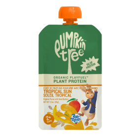 Pumpkin Tree Organic Baby Puree Pouch with Seed Butters Backyard Roots, 99g