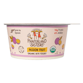 Painterland Sisters Organic Skyr Yogurt Passion Fruit, 150g