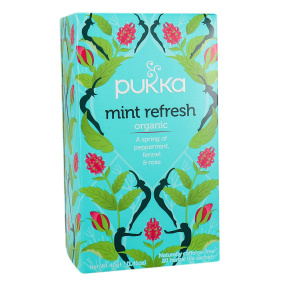 Pukka Mint Refresh Organic Caffeine-free Herbal Tea, 20 Sachets