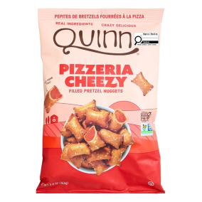 Front of Quinn Gluten-Free Pretzels Filled Pizza Pretzel