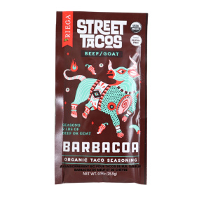 Riega Foods Organic Street Taco Seasoning Beef/Goat Barbacoa, 25.5g