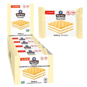 Rip Van Keto-Friendly Wafers Vanilla, 16 Packs