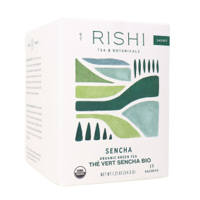 Rishi Tea & Botanicals Organic Sencha Green Tea, 15 Sachets