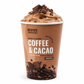 Revive Superfoods Ready To Blend Smoothie Cup Coffee & Cacao Front