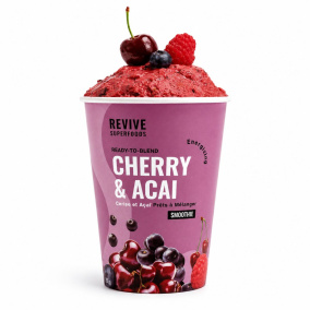 Revive Superfoods Ready To Blend Smoothie Cup Cherry & Açaà Front