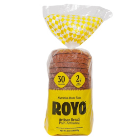 Royo Keto-Friendly Artisan Bread Front of bag