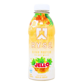 RYSE Clear Protein Drink Jello-O Island Pineapple, 500mL