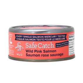 Front of Safe Catch Alaskan Wild Pink Salmon, 142g