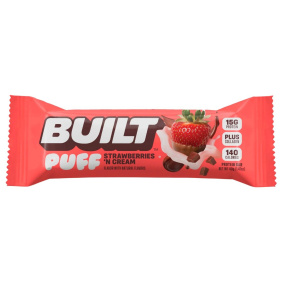 Built Bar Puffs Protein Bar Strawberries & Cream, 40g