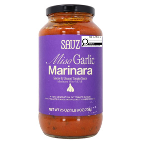 Sauz Savoury & Umami Tomato Sauce Miso Garlic Marinara Canada Front