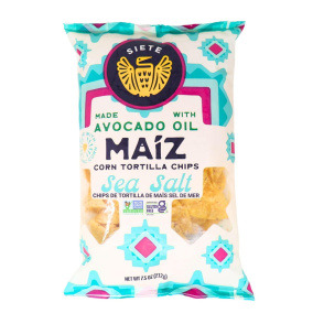 Siete Maiz Corn Tortilla Chips Sea Salt, 212g