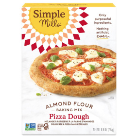 Simple Mills Grain-Free Almond Flour Baking Mix Pizza Dough, 277g
