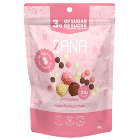 Sana Sweet Life No Added Sugar Crunchy Chocolaty Protein Bites Neapolitan, 100g