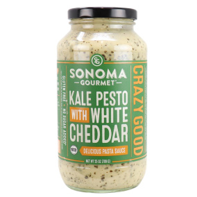 Sonoma Gourmet Keto Kale Pesto with White Cheddar Delicious Pasta Sauce, 709g
