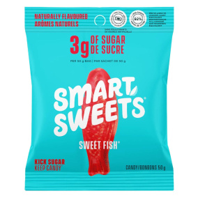 SmartSweets Plant-Based Low Sugar Sweet Fish, 50g