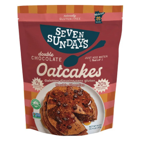 Seven Sundays Gluten-Free Oatcakes Double Chocolate, 397g