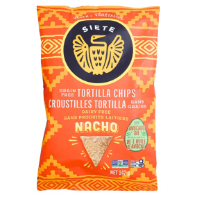 Siete Nacho Grain Free Tortilla Chips, 142g