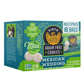 Siete Grain-free Cookies Mexican Wedding, 8 Snack Packs