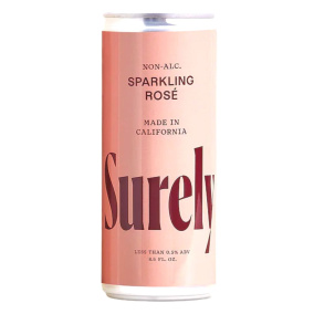 Surely Keto Non-Alcoholic Sparkling Wine Rosé Can, 250ml