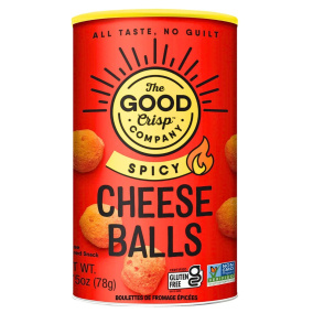 The Good Crisp Company Cheese Balls Spicy, 78g