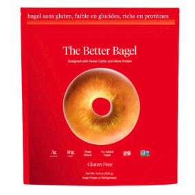 The Better Bagel Gluten-Free Low Carb High Protein Bagels, 4 Pack
