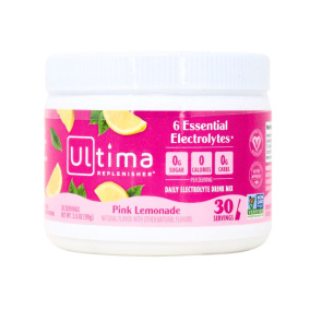 Ultima Replenisher Electrolyte Drink Mix Pink Lemonade, 30 Servings