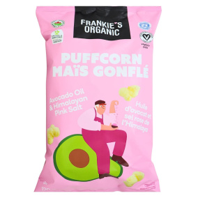 Frankie’s Organic Gluten-Free Puffcorn Avocado Oil & Himalayan Pink Salt, 120g