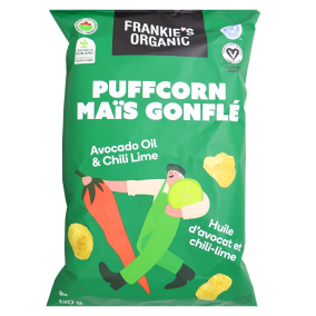 Frankie’s Organic Gluten-Free Puffcorn Avocado Oil & Chili Lime, 120g
