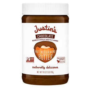 Front of Justin's Chocolate Hazelnut Almond Butter