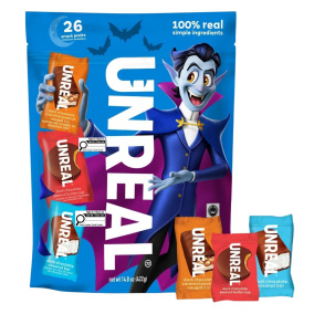 Unreal Halloween Variety Pack Dark Chocolate Coconut Bars, Peanut Butter Cups & Nougat Bars, 26 Snack Packs