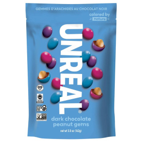 Unreal Dark Chocolate Peanut Gems, 142g