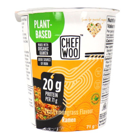 Chef Woo High Protein Plant-Based Instant Ramen Thai Lemongrass, 71g