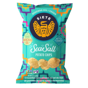 Siete Grain-Free Kettle Cooked Potato Chips Sea Salt, 156g 