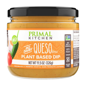 Front of Primal Kitchen No Dairy Queso Style Plant-Based Dip