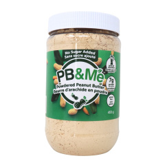 PB&Me Powdered Peanut Butter No Sugar Added, 453g