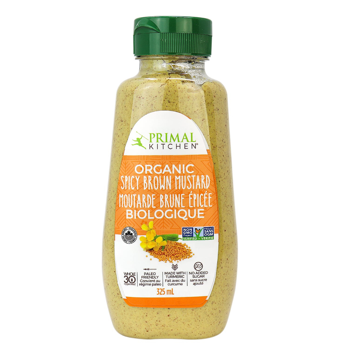 Primal Kitchen Organic Spicy Brown Mustard - Keto, Paleo, Whole30