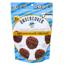 Undercover Chocolate Quinoa Crisps Dark Chocolate + Sea Salt, 85g