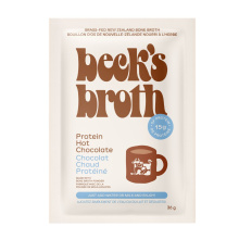 Beck’s Broth Bone Broth Powder Protein Hot Chocolate, 36g