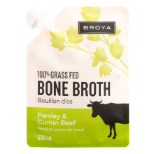Broya Grass-Fed Beef Bone Broth Parsley & Cumin, 500ml